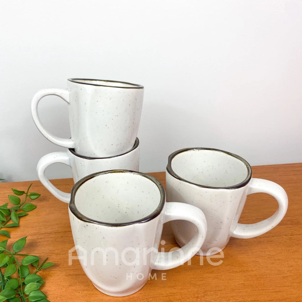 Jogo 6 Canecas Café Chá Ryo Maresia 260ml Oxford Porcelanas