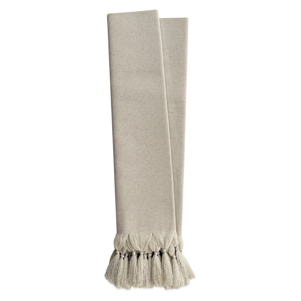 Kit Manta Para Sofá Bege + 4 Capas De Almofadas Egípcia Decoração Sala