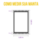 Kit Manta Para Sofá Bege + 4 Capas De Almofadas Egípcia Decoração Sala