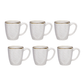 Jogo 6 Canecas Café Chá Ryo Maresia 260ml Oxford Porcelanas