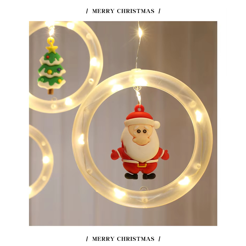 Cortina de Luzes LED Natal 3,5m - 138 Lâmpadas | 8 Modos de Iluminação | 110V-O3
