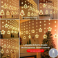 Cortina de Luzes LED Natal 3,5m - 138 Lâmpadas | 8 Modos de Iluminação | 110V-O3