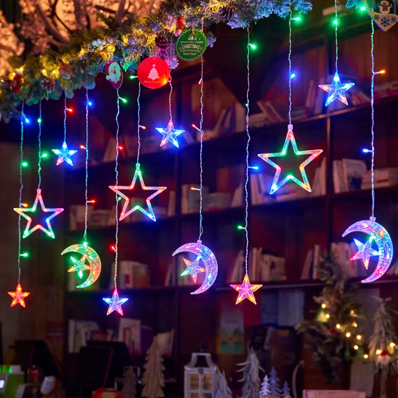 Cortina de Luzes LED Natal 3,5m - 138 Lâmpadas | 8 Modos de Iluminação | 110V-O3